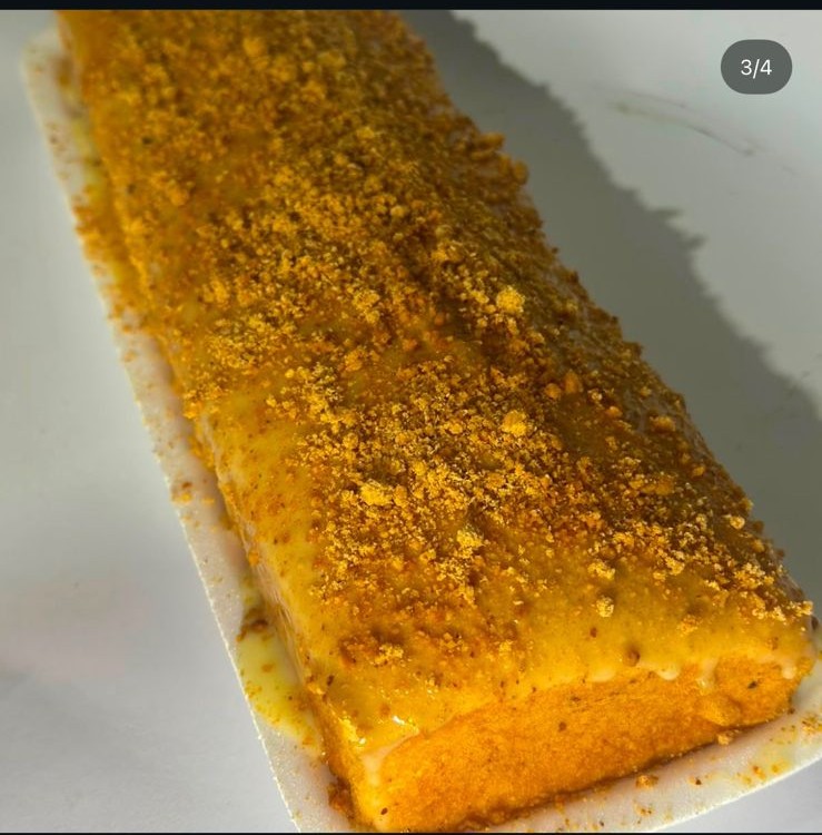 Bolo sabor paçoca